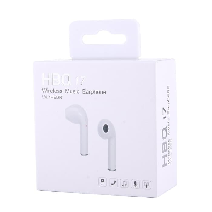 MC HEADSET BLUETOOTH HBQ i7 SINGLE / EARPHONE I7S / HEADSET I7 SINGLE