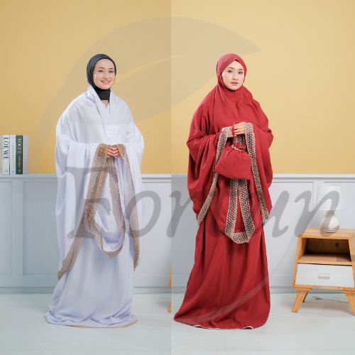 Mukena katun premium 3in1lesti kejora