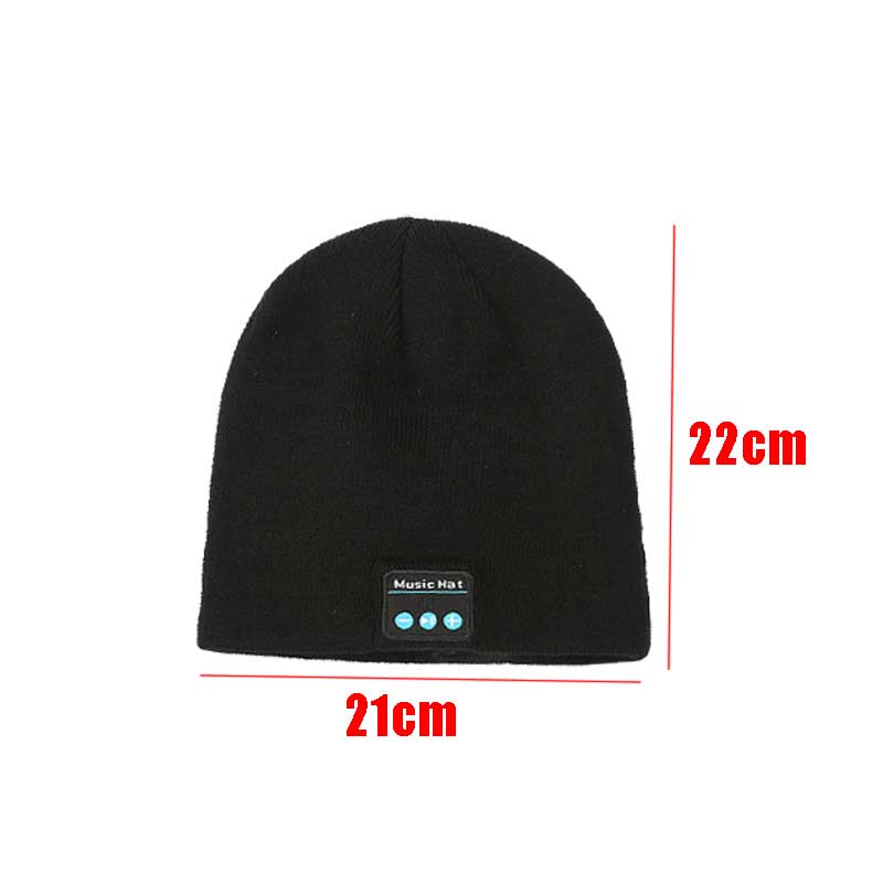 Kupluk Gunung Kupluk Bluetooth Knit Beanie Dengan Bluetooth Music Headset Beanie Hands-Free Calls Speaker Built-In Stereo Speaker