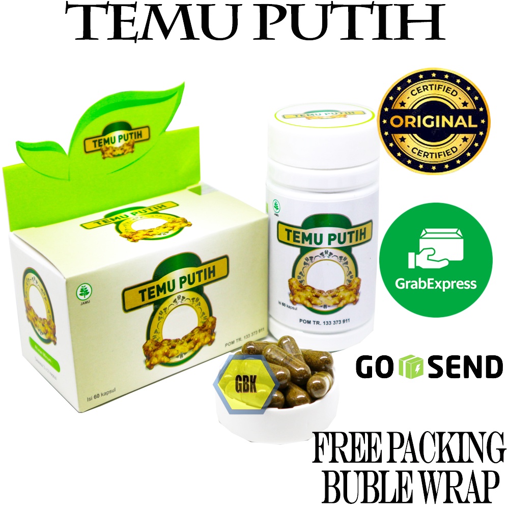 Kapsul Temu Putih Anti Kanker Anti Oksidan  Menjaga Kesehatan Penderita Kanker 100% Herbal Naturafit