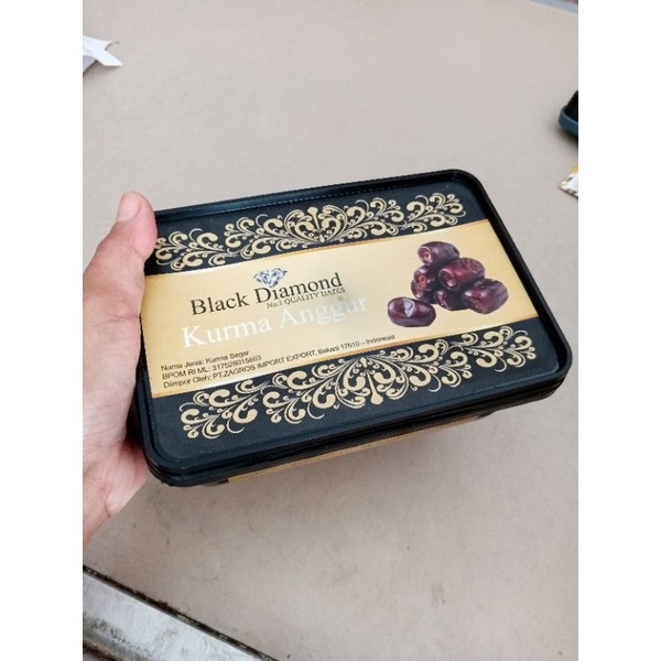 

KURMA ANGGUR BLACK DIAMOND 550GRAM/CEMILAN BUAH KURMA SEGAR/KURMA LEBARAN