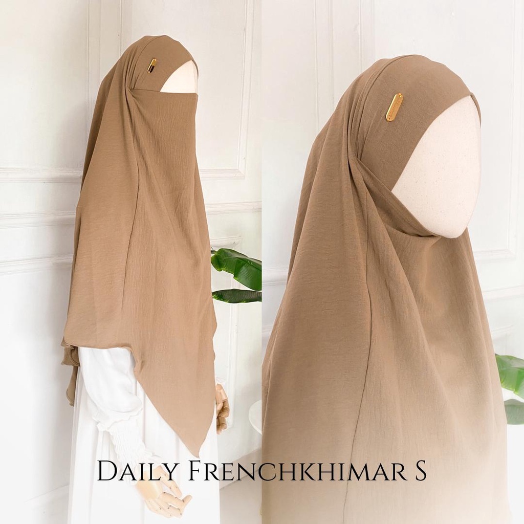 (S) Frenchkhimar free cadar tali / french khimar crincle