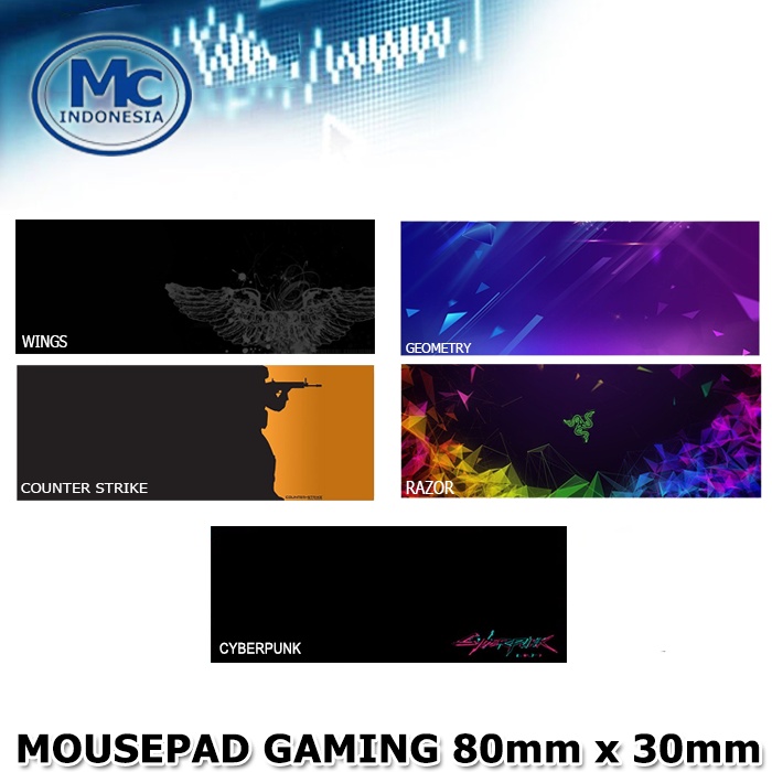 Mousepad Gaming Anti Slip High Quality 80mm x 30mm