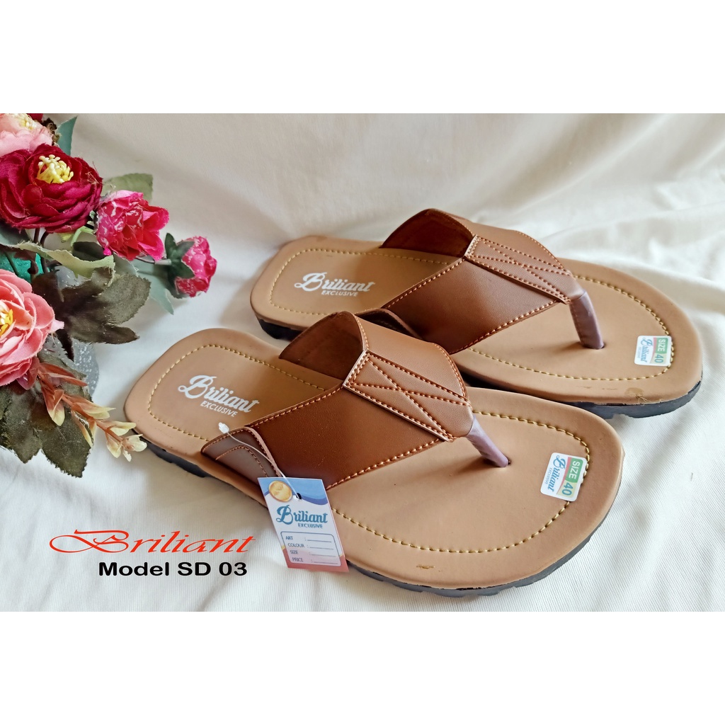 Sandal Jepit Pria Casual Sandal Slip on Terbaru