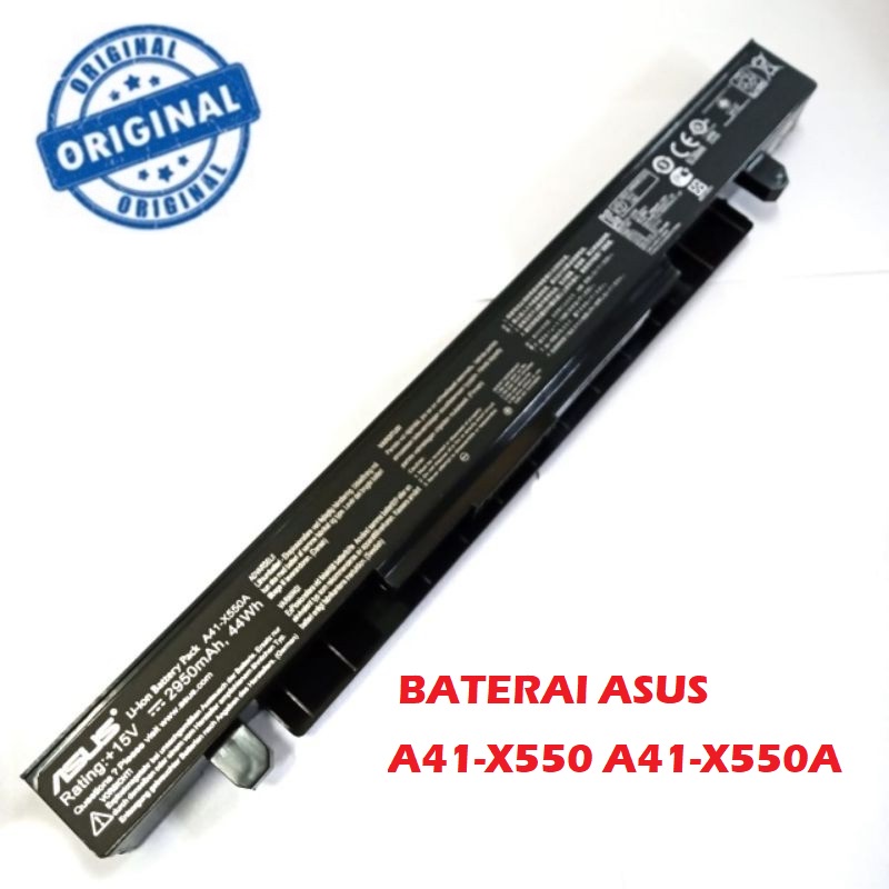 ORIGINAL BATERAI ASUS A41-X550A X452 X452E X450 A450 A450C A450CA X450C A450L A450V A550 A550C F450 F550 F552 K450 X550