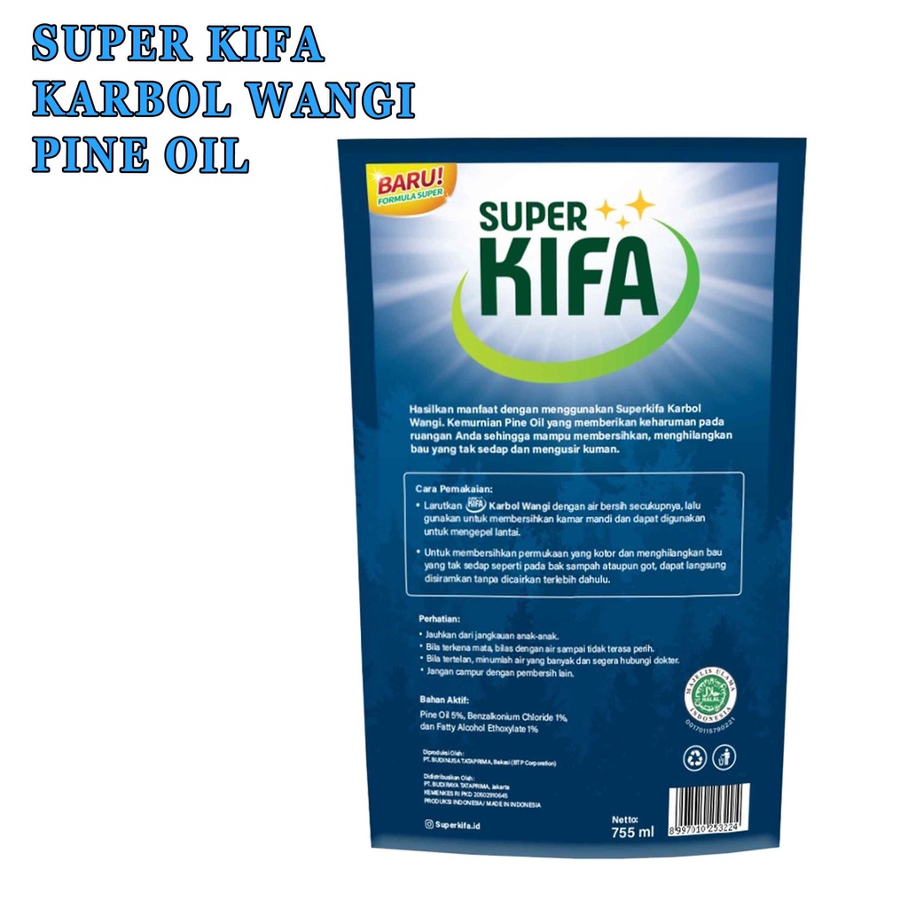 Karbol Wangi* Super Kifa* Pine Oil* 755ml