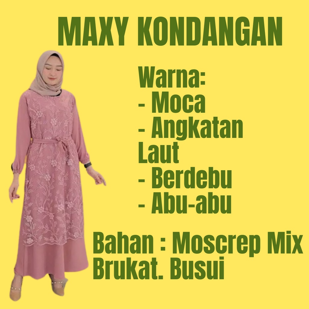 BAJU GAMIS WANITA ALMA DRESS BRUKAT MUSLIM TERMURAH/GAMIS BRUKAT/ALMA DRESS/OUTFIT KONDANGAN/GAMIS P
