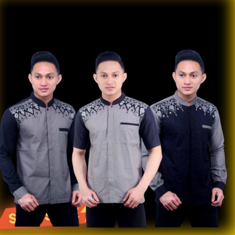 ㊦ Baju Koko Dewasa Al aqsa Lengan Panjang Material Catton  Adem Serap Keringat PALING BAGUS 28Y