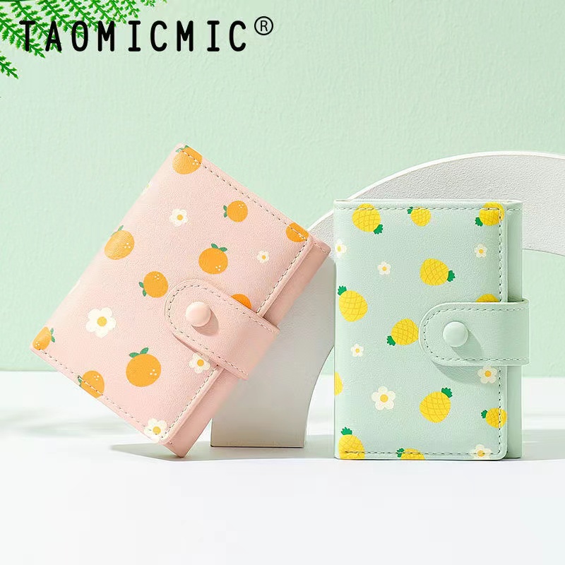 ASIN829 Dompet Lipat Mini Wanita D249 Dompet Wanita Fashion Cetak Pola Dompet Wanita Lucu / Dompet Mode Wanita Impor / Dompet Koin Tipis Mini