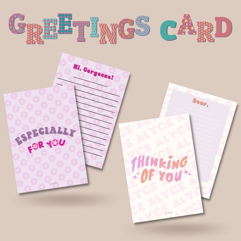 ALYCE Greeting Card