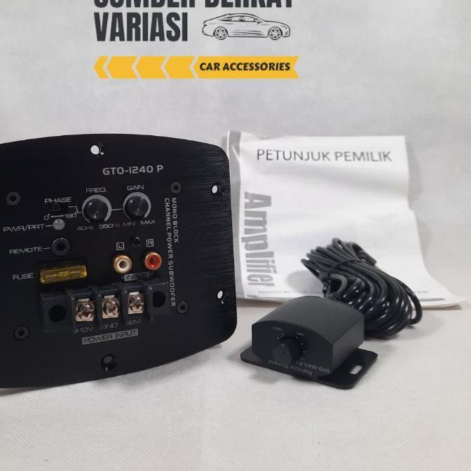 ♀ Power Amplifier Monoblock Subwoofer Basstube JBL GTO-1240 ➾
