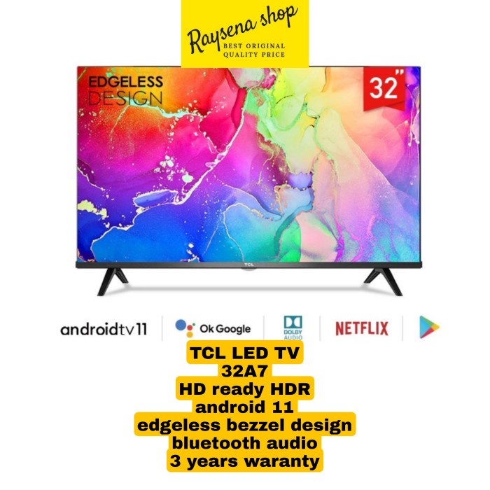 TCL LED TV 32A7 android 11