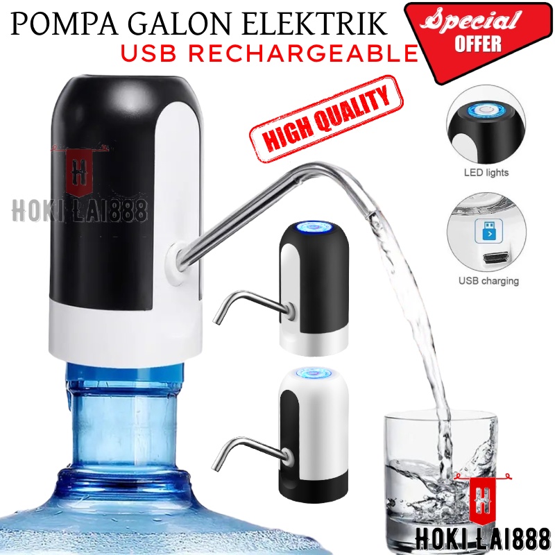 [HKL] POMPA GALON ELEKTRIK / DISPENSER POMPA GALON / POMPA GALON USB RECHARGEABLE / POMPA AIR / POMPA AIR DISPENSER GALON