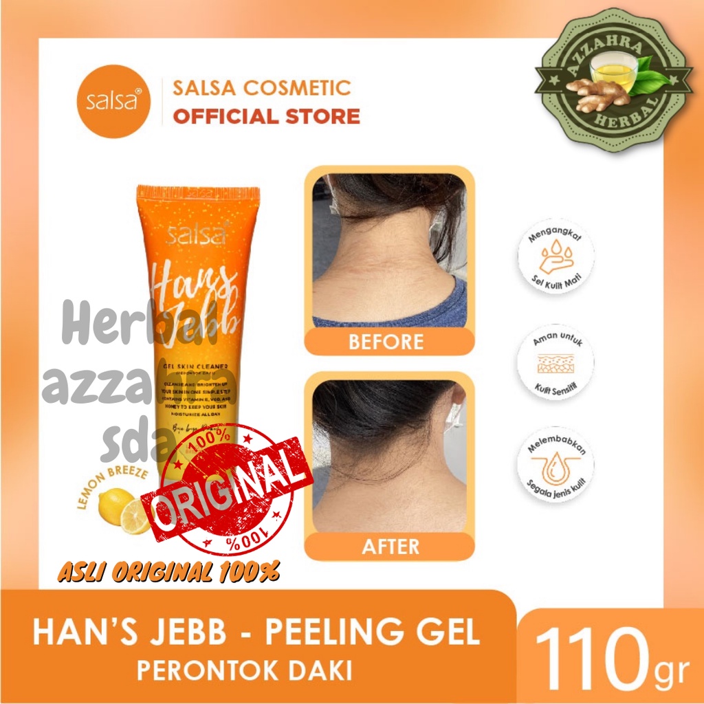 Spa Penghilang Daki / Pembersih Pemutih Wajah Tubuh Badan Tangan Kaki - Pelling Gel Salsa Hans Jebb