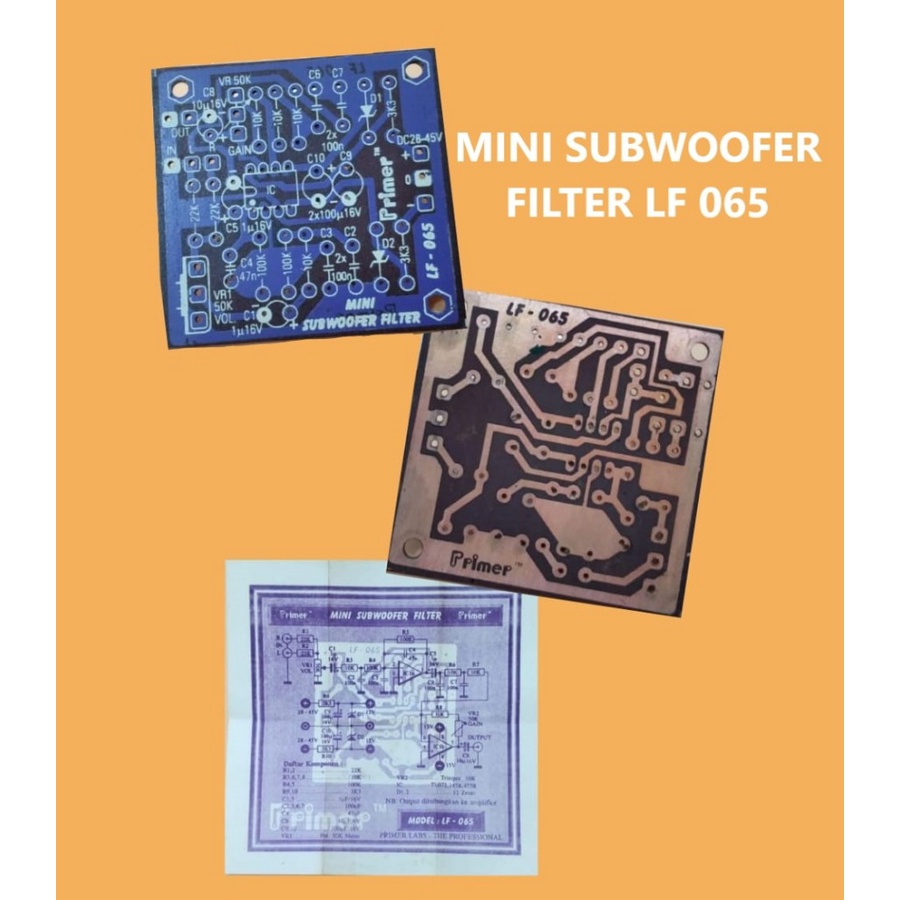 PCB Mini subwoofer Filter (LF 065)