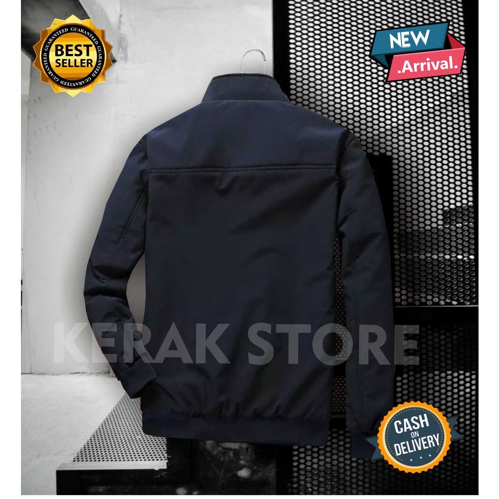 TERLARIS JAKET PRIA SEMI WATERPROOF TASLAN TERBARU