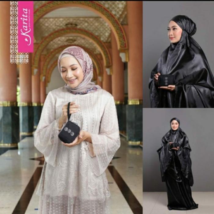 Mukena sekecil HP Petunia Karita Atas Bawah Mini Travelling Original