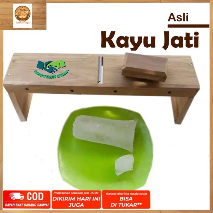 Alat Parut es batu kayu jati/Serutan Es Batu Manual/Pasah Es Serut/Alat Gosrokan Es Kepal/Parut Es/A