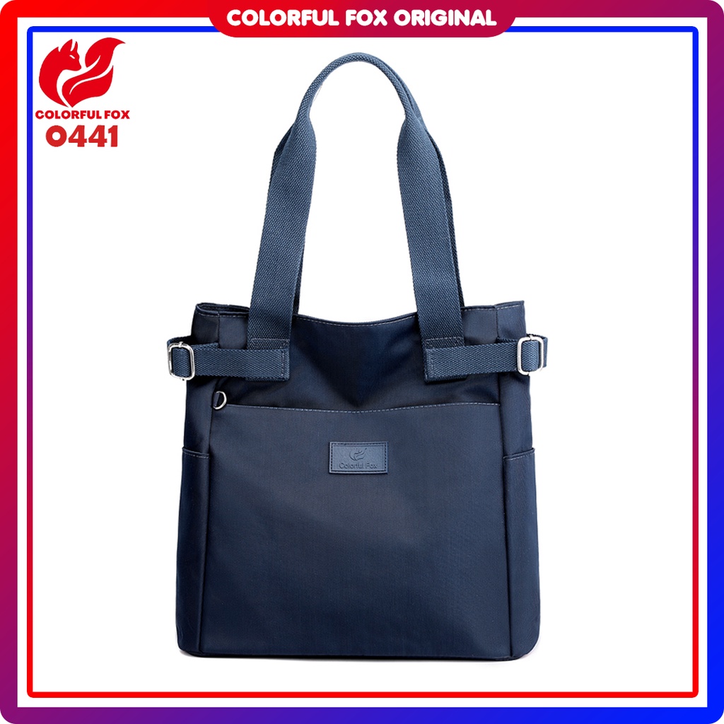 Tas original - Tas Bahu Wanita COLORFUL FOX 0441 anti air totebag kuliah