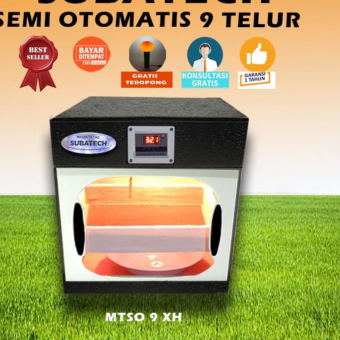 ✦ Mesin Tetas Telur Semi Otomatis Penetas Mini SUBATECH MTSO-K9 ✺