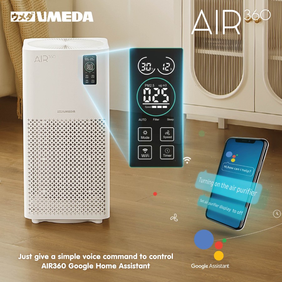 Air 360 Air Purifier Penyaring Udara Dengan Filter Hepa 13