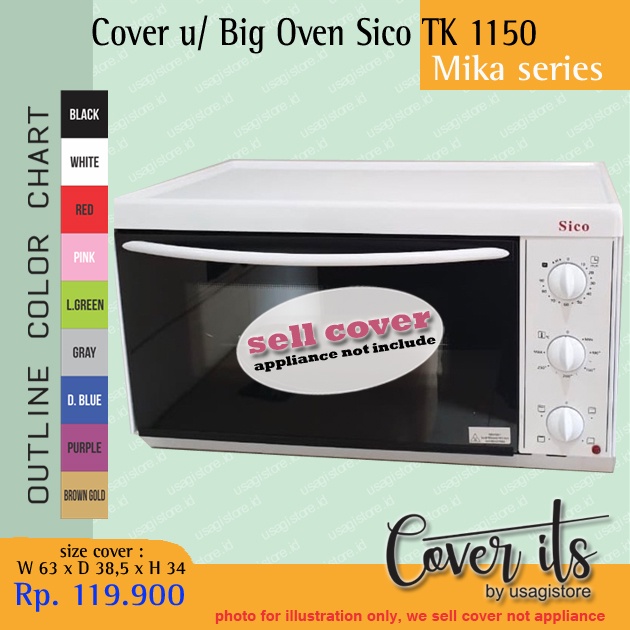 COVER UNTUK OVEN SICO BIG TK 1150