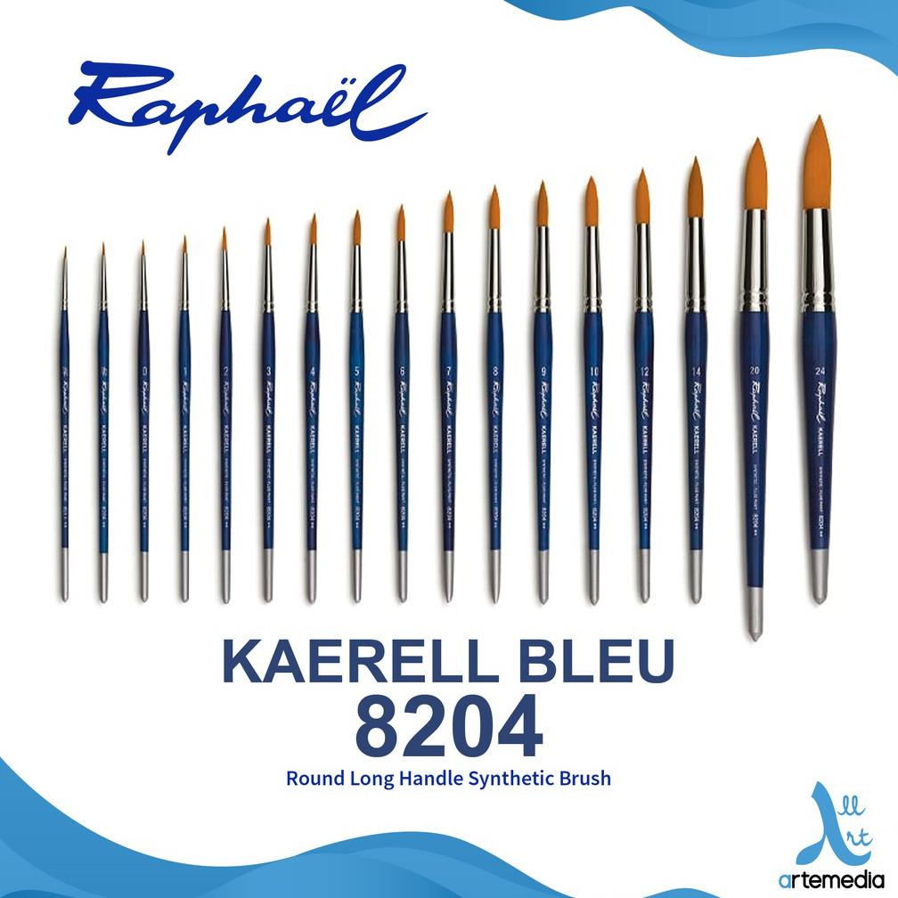 

Kuas Lukis Raphael 8204 Round Kaerell Bleu Synthetic Brush Short Handl