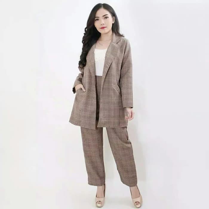 FORTUNA FASHION ONE SET BLAZER DAN CELANA NEMY