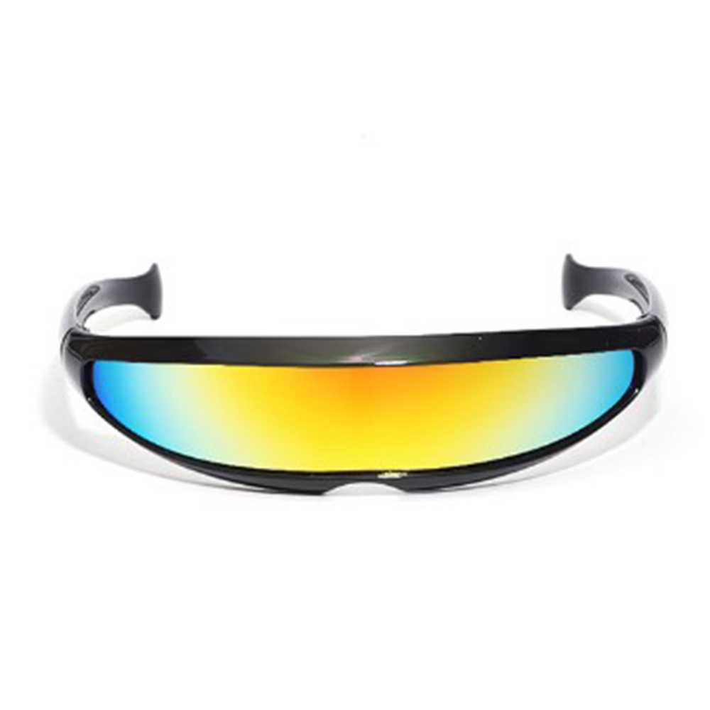 Kacamata Pria Futuristic Sunglasses Anti-Reflective UV400 Kaca Mata Pelindung Sinar Matahari Lensa Berkualitas