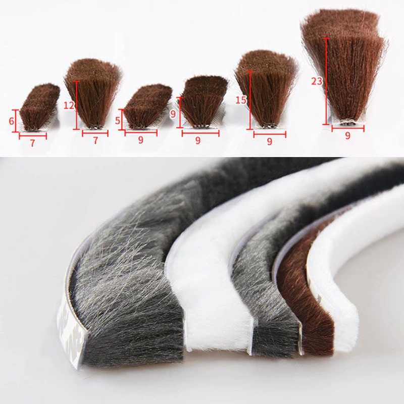 (BISA COD) FTIHSHP GANCHUN Lis Strip Pintu Brush Strip Sound Insulation 5M - KK-062