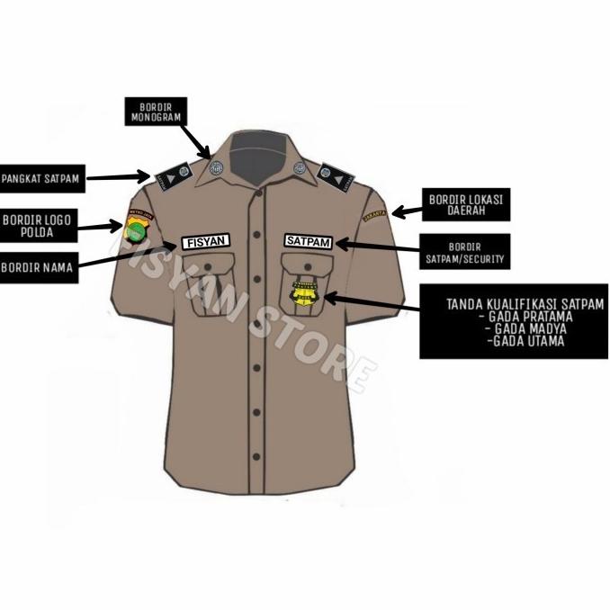 Paket Seragam PDH Satpam GAIA NEO PREMIUM