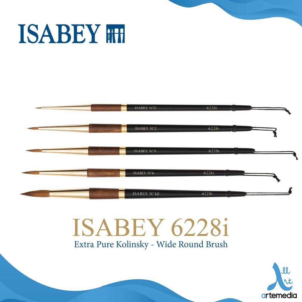 

Kuas Lukis Isabey 6228i Wide Round Kolinsky Sable Brush Short Handle