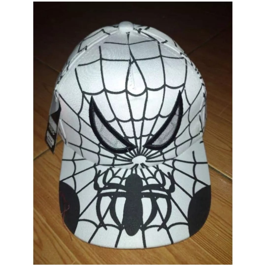 TOPI ANAK SPIDERMAN HITAM SPIDERMAN MERAH SPIDERMAN PUTIH SPIDERMAN BIRU KOLEKSI TOPI ANAK