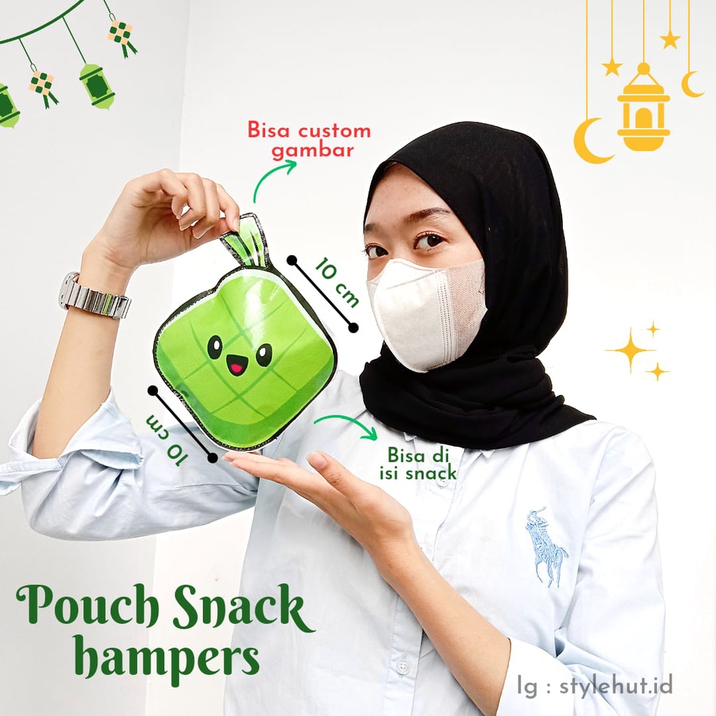 

Bingkisan Snack I Pouch Snack Lebaran I Pouch Ketupat I Pouch Lucu I Pouch Lebaran