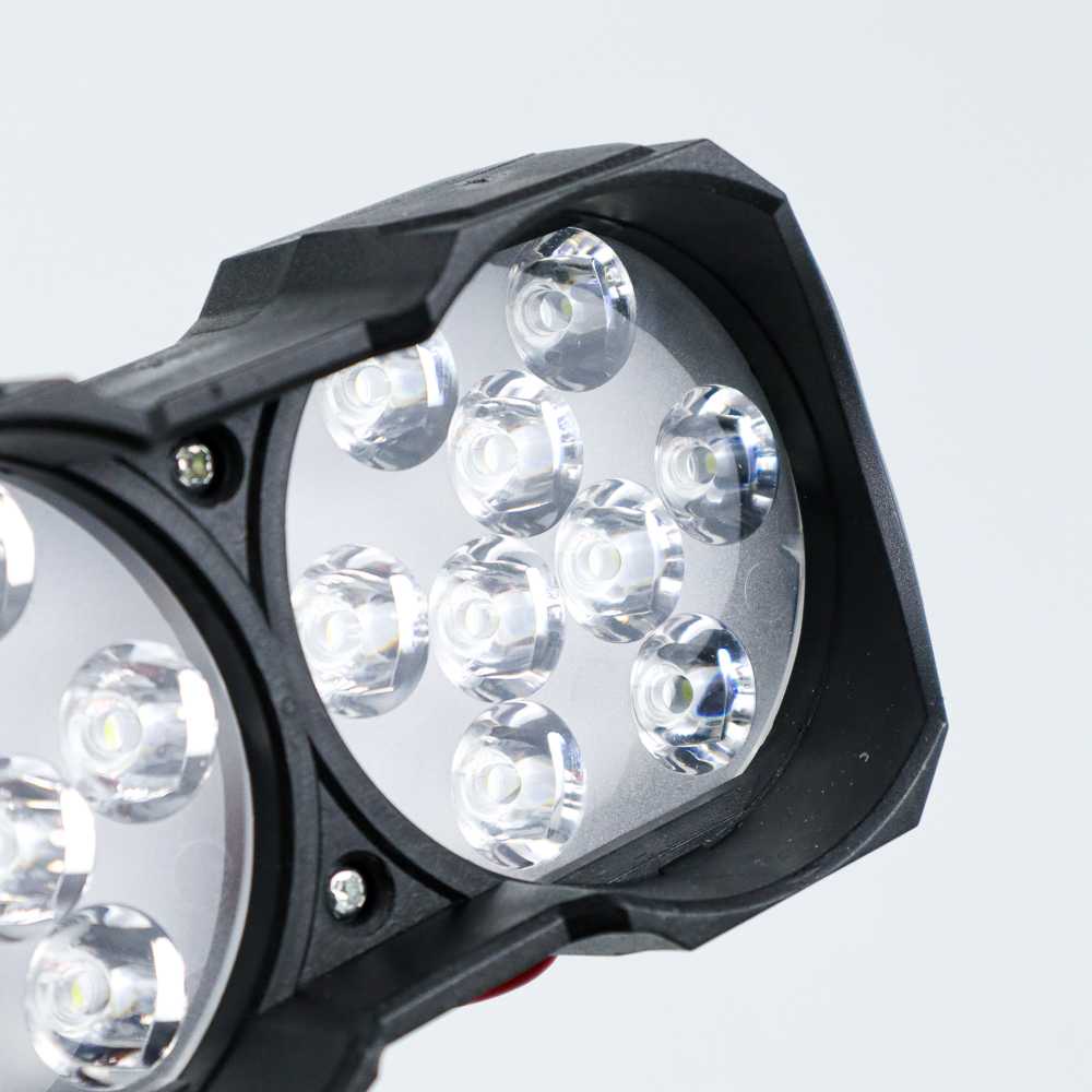 Lampu Tembak Motor Spotlight LED Foglamp ATV IP65 Cool White 18LED 30W aksesoris mobil burnhilda