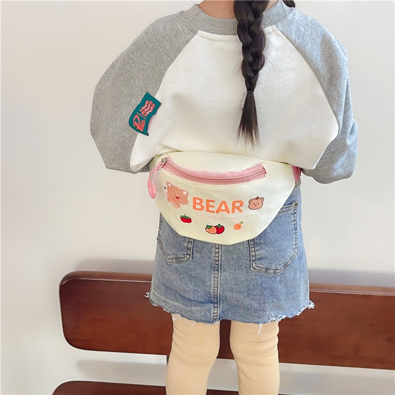 NAOMI - Lolita Cute Bag - Tas Anak Import Model Korea Sling Bag Anak - cross bag - tas selempang sinjia - tas angpao Perempuan Kids Bag Girls Tas Karakter Kanvas Cantik Cute bag waist bag tas pinggang anak