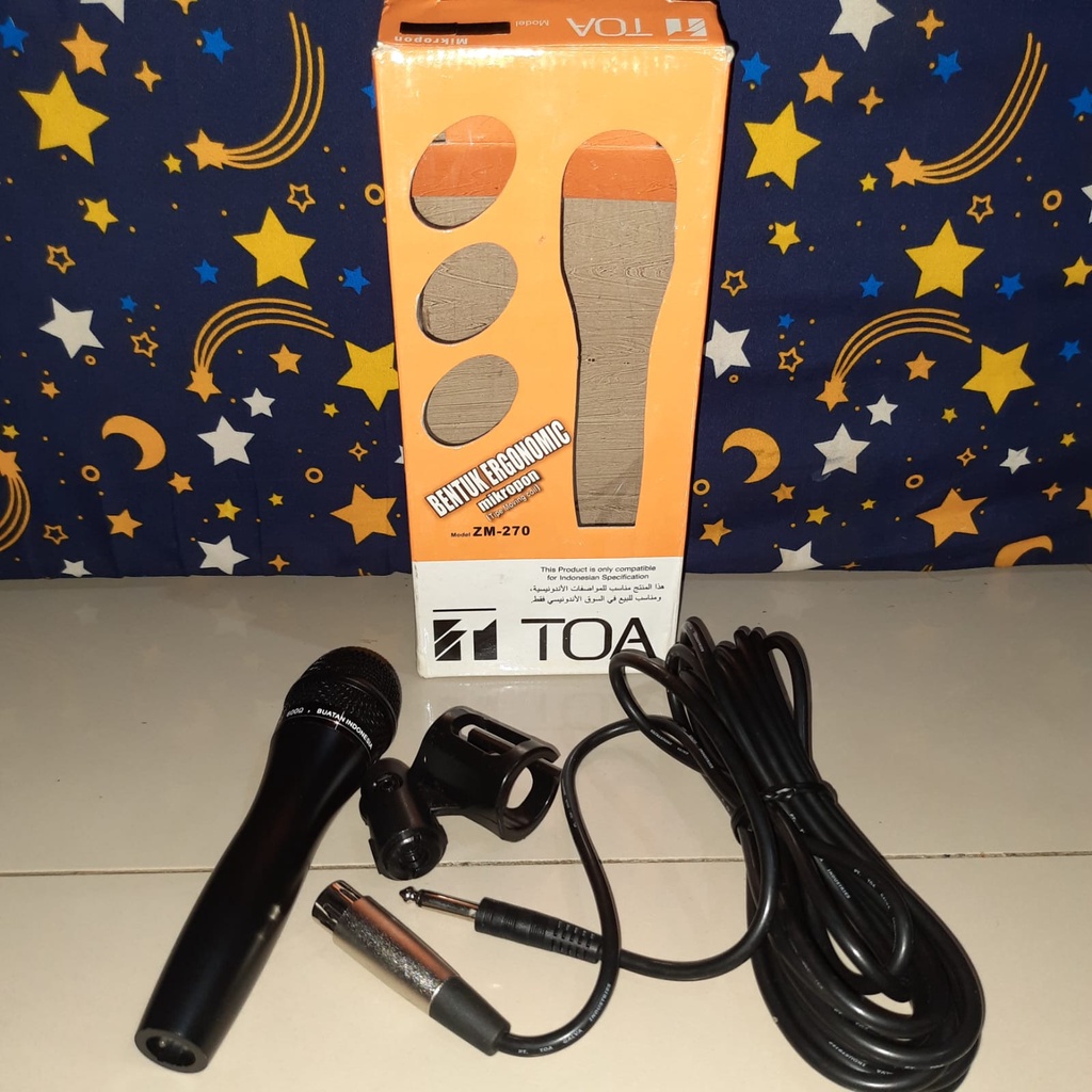 G02 ORIGINAL TOA MIC KABEL 5 METER FULL BESI KARAOKE LEGENDARY DYNAMIC MIKROPON MIK MICROPHONE MIKRO