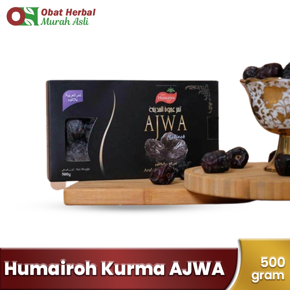 Kurma Ajwa HUMAIRA 500g KURMA PREMIUM - KURMA NABI , KURMA ENAK Kualitas Bagus