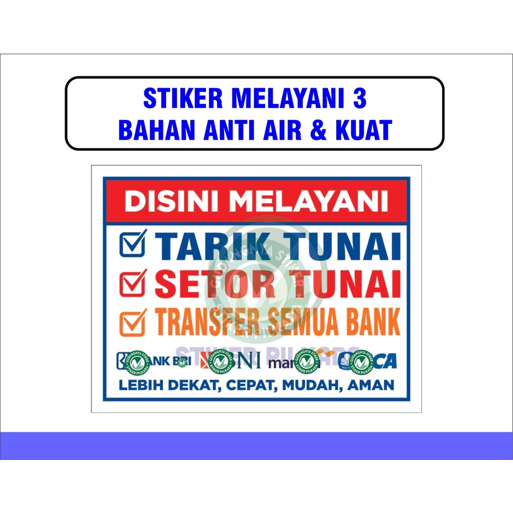 

STIKER VINYL MELAYANI TARTUN, SETUN, TRANSFER