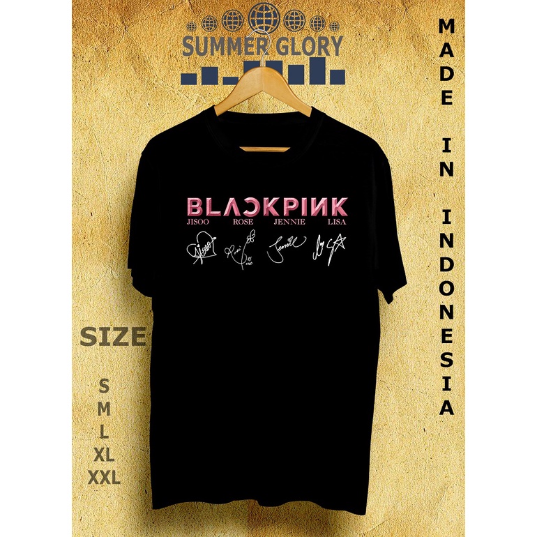 BLACK PINK T-SHIRT / BLACK PINK VENOM / KAOS BLACK PINK