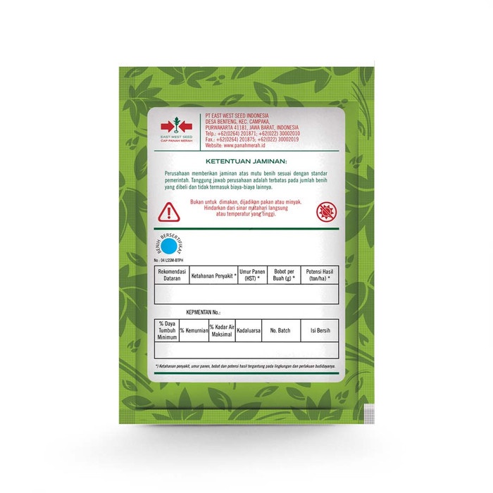 Benih Cabe Rawit Dewata 43 F1 Isi 2250 Biji - Cap Panah Merah