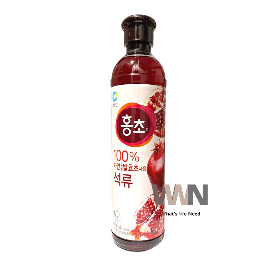 

Hongcho Fruit Vinegar Pomegranate Drink 900ml - Minuman Cuka Delima