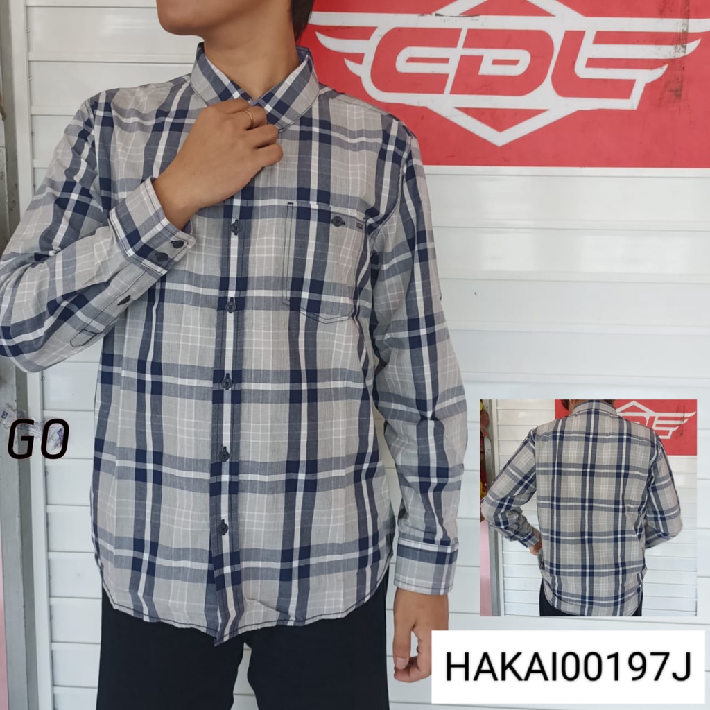 gos KBSB CDL By (CARDINAL) KEMEJA PANJANG JUMBO Pakaian Pria Kemeja Hem Casual Slimfit REGULER Lengan Panjang Motif Distro Original murah
