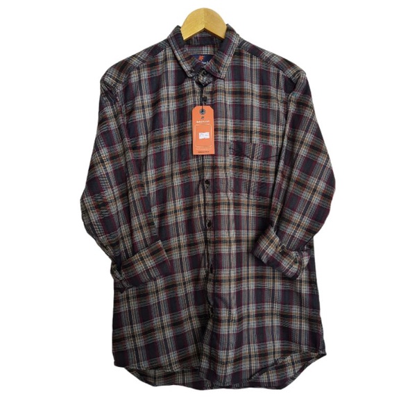 [Model Terbaru 2023] Kemeja Flanel Impor Pria Kualitas Premium Lengan Panjang Unisex Hem Flanel Baju