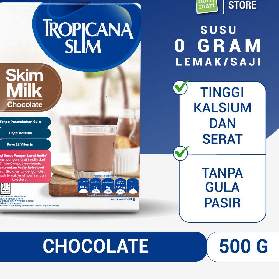 

◙ Tropicana Slim Susu Skim Chocolate 500gr - Bantu Turunkan Kolesterol ➺