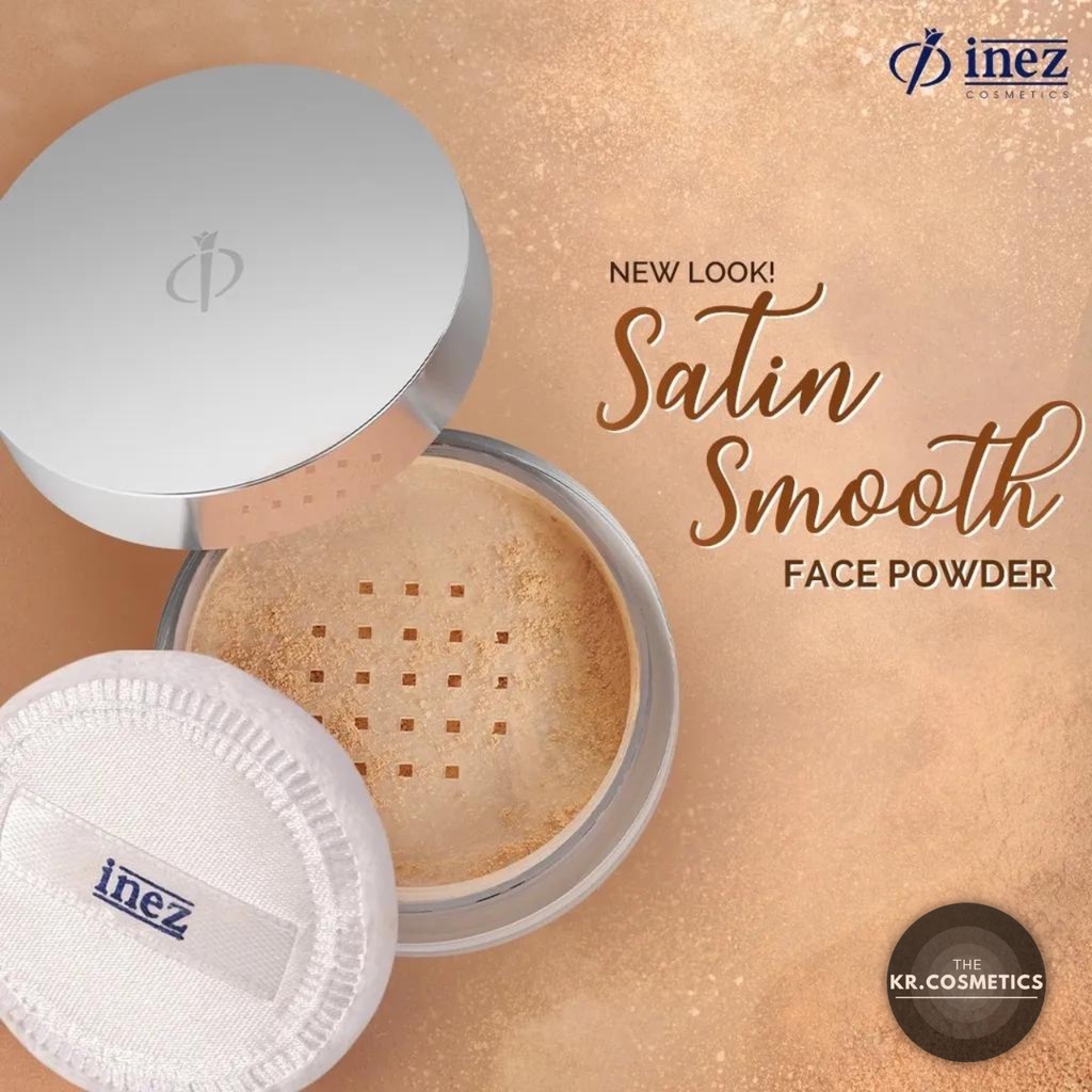 INEZ Satin Smooth Face Powder bedak tabur 3,5 gr