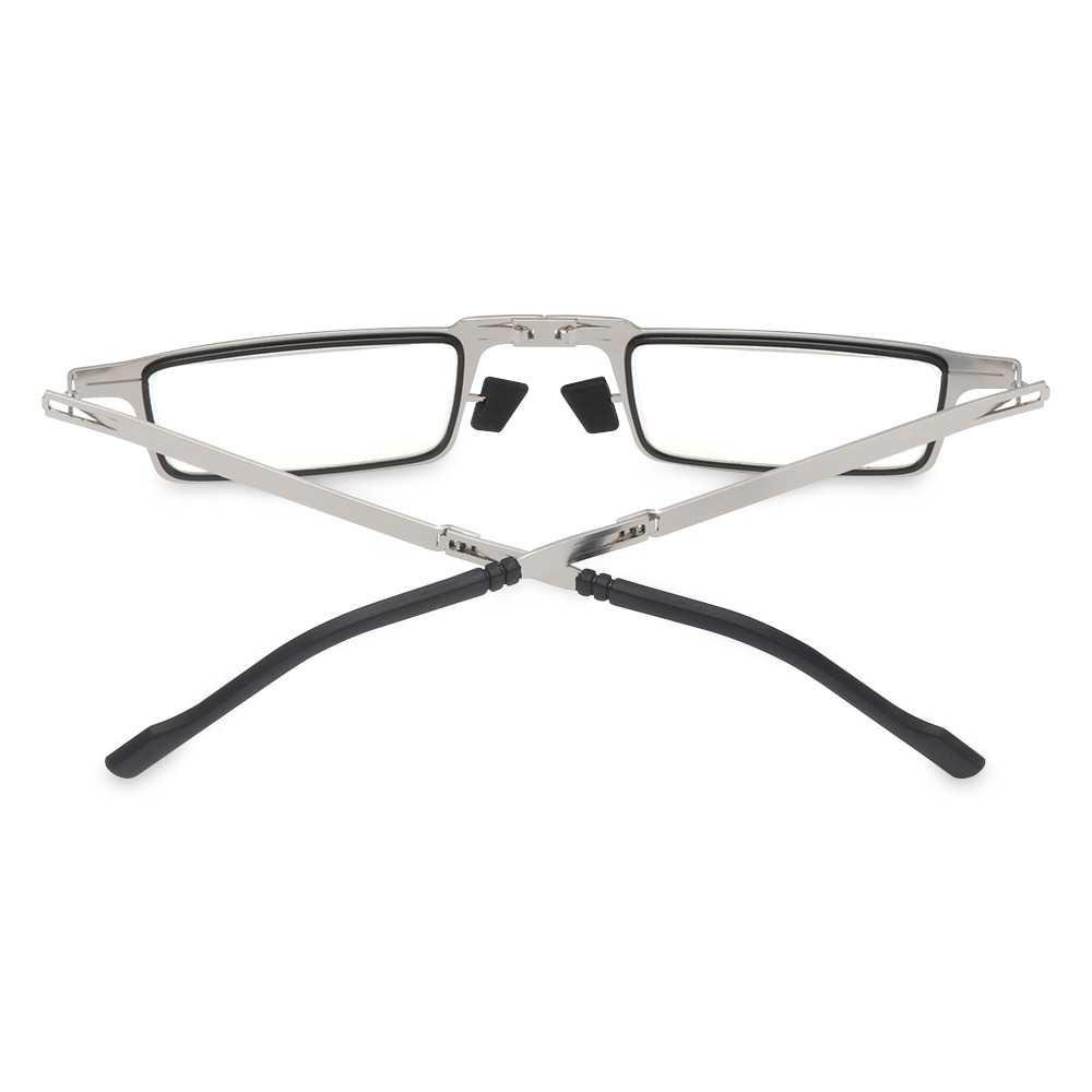 Kacamata Baca Rabun Dekat Folding Glasses Anti Blue Light - F400 - Black