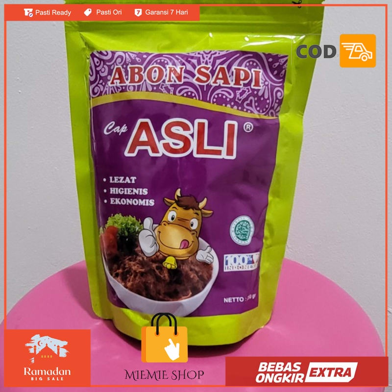 

Abon sapi asli cap Asli - Pedas