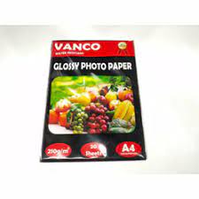 

(PAK) GLOSSY PHOTO PAPER / KERTAS FOTO VANCO / VAN ART