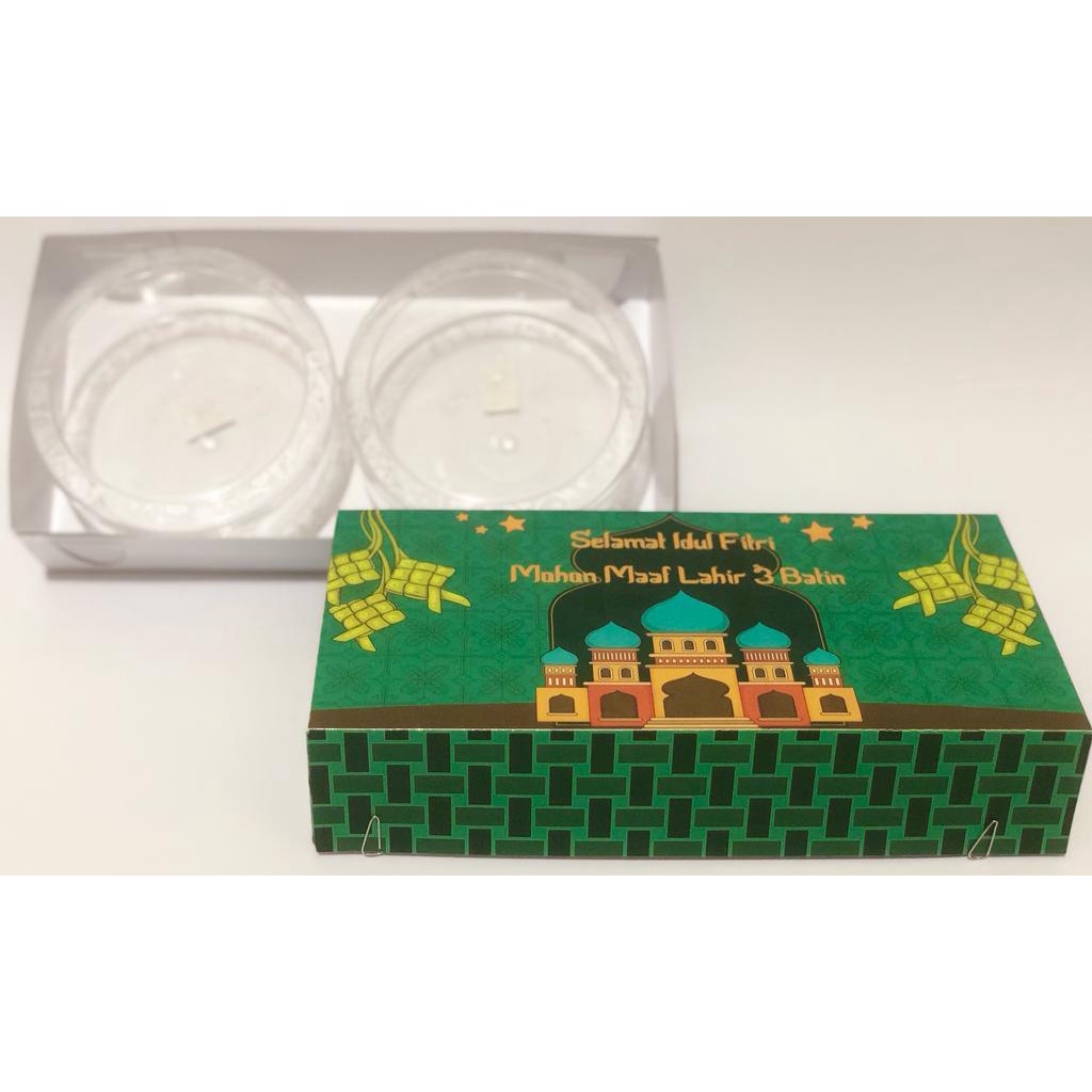 

(Ready Stock) Box Idul Fitri Hijau Masjid 29x14,5x6